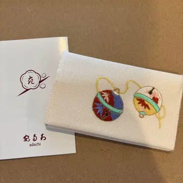 교토 상칠켄 아다치 직조 명함지갑