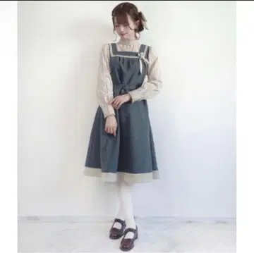핀 오버롤 스커트