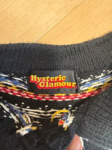 Hysteric Glamour 노르딕 무늬 가디건