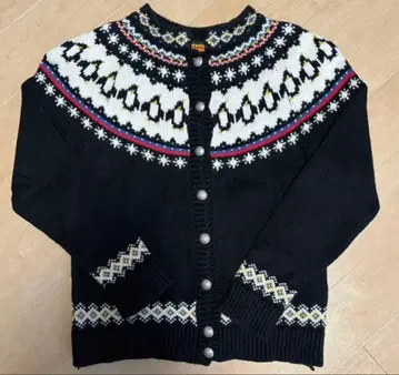 Hysteric Glamour 노르딕 무늬 가디건