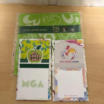 제일복권 Mrs. GREEN APPLE 자카드 타월 입체 메모