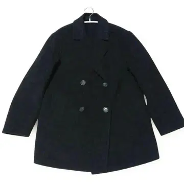 유니클로 더블 페이스 숏코트 네이비 XS 사이즈