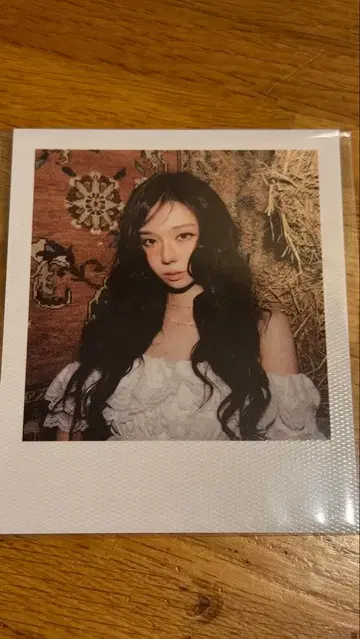 aespa 윈터 2026 시즌 그리팅 한정판 폴라로이드 트레이딩 카드