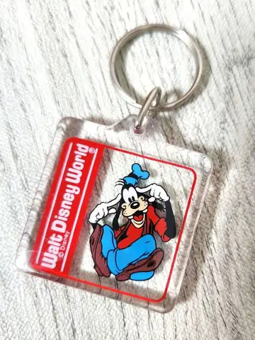 디즈니 월드 구피 키링 초기 불량품 레트로