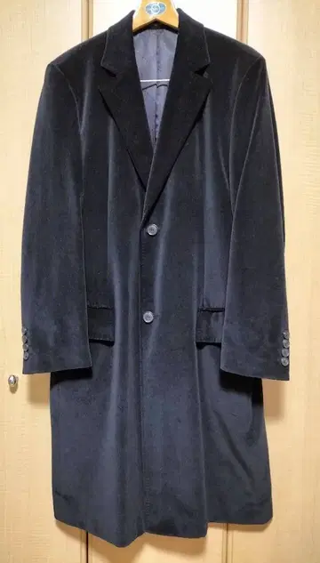 컨디션 최상 HUGO BOSS 48 NERON 벨로아 체스터 코트