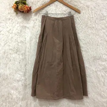 TALIMULE 코듀로이 롱 스커트 [ S ] 턱입 면 일본제