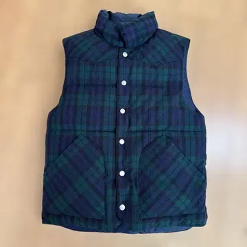 펜들턴 다운 베스트 타탄 체크 블랙워치