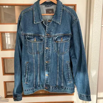 Lee 데님 자켓 90s 가죽 패치