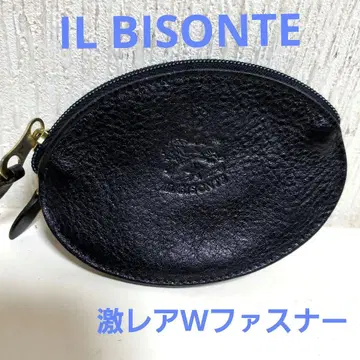 초레어 정품 일비종떼 IL BISONTE 동전 지갑 W 지퍼 지갑