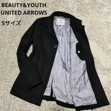 BEAUTY&YOUTH UNITEDARROWS 울 코트 블랙 S 사이즈