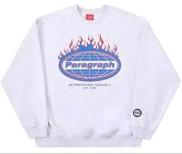 패러그래프/패러그래프 한국 브랜드 파이어 패턴 맨투맨