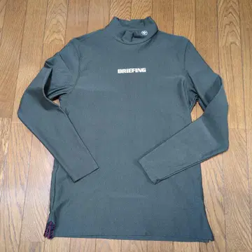 BRIEFING 하이넥 셔츠 M 사이즈 카키