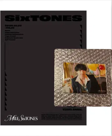 SixTONES MILESixTONES 사진 세트 마츠무라 호쿠토 팜플렛