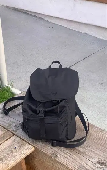 haag popo backpack 백팩 블랙