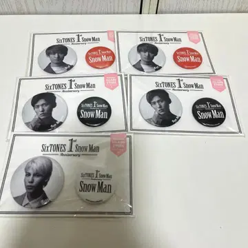 SnowMan 캔뱃지 전종