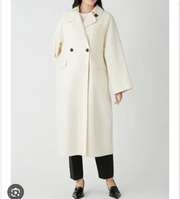 Mila Owen 더블 브레스트 롱 코트