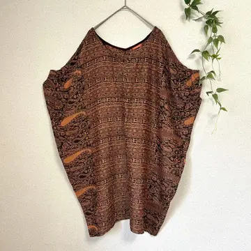 rukmani 올 패턴 튜닉 원피스 에스닉 인도산