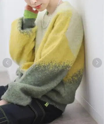 Oriens JOURNAL STANDARD 그라데이션 니트