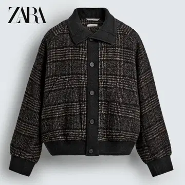 ZARA 리브 옷깃 절개 자켓 M 사이즈