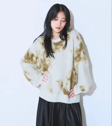 타이다이 디자인 보아 스웨터 JEANASIS 스웨터