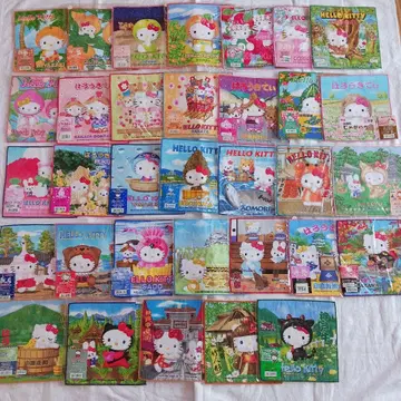 지역 한정 키티 헬로키티 미니 타월 33개 세트