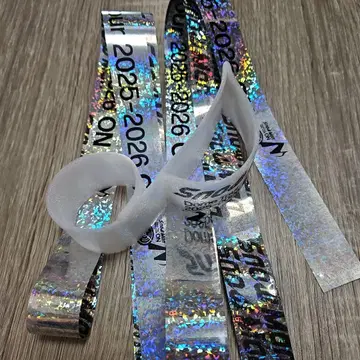 Snow Man 은색 테이프 음표