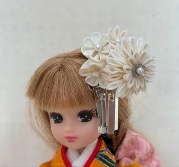 리카짱 츠마미자이쿠 26 헤어콤 (1/6 인형) 후리소데 기모노