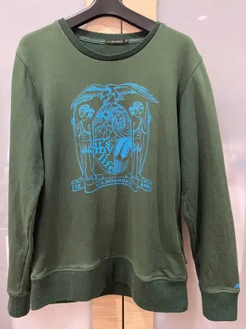 U.S.BOARDER 다크 그린 맨투맨 트레이닝복 M