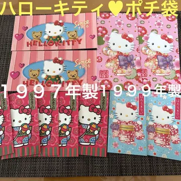 산리오 복주머니 헬로키티 복주머니 헤이세이 레트로 키티