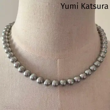 Yumi Katsura 카츠라 유미 펄 목걸이 그레이 펄