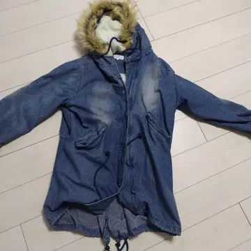 RYB168ST 퍼 달린 데님 자켓