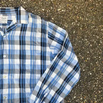 60s vintage Rugby checkshirt 체크 셔츠