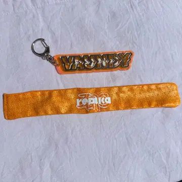 Vaundy 오렌지 로고 키링 리스트 밴드