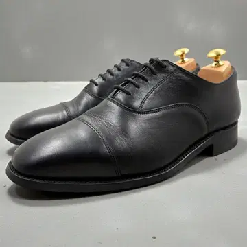 썬더스 옥스퍼드 슈즈 UK8 가죽 신발 블랙 레더 단종 모델