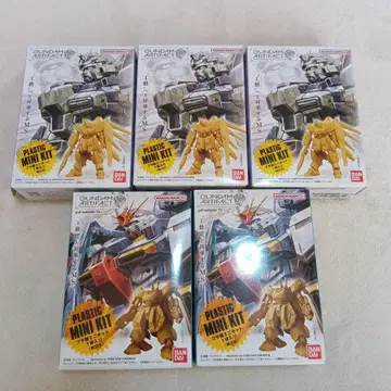 미사용 미조립 건담 아티팩트 5체 세트