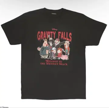 디즈니 파니카무 도쿄 그래비티 폴즈 티셔츠 블랙