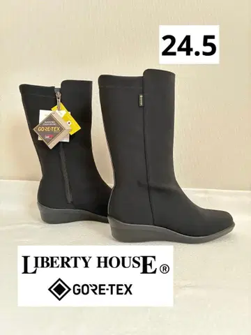 [미사용] 리버티 하우스 미들 부츠 방수 고어텍스 스트레치 블랙