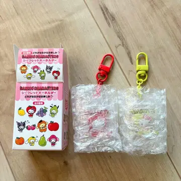 Sanrio 키티 2개 세트 시크릿 키링 후르츠 디자인