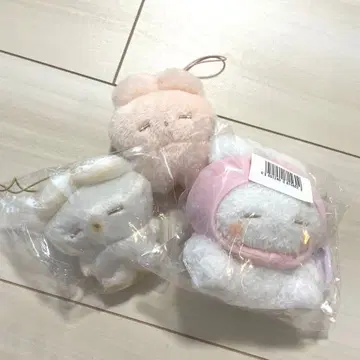 토끼 네무쨩 마스코트 봉제 인형 딸기 모자 REMME