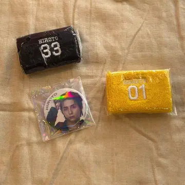 니시 히로토 캔 배지/리스트 밴드 & 기무라 마사야 리스트 밴드