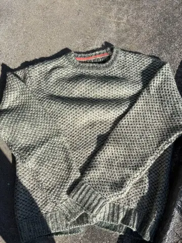 ROIAL 그레이 니트 스웨터