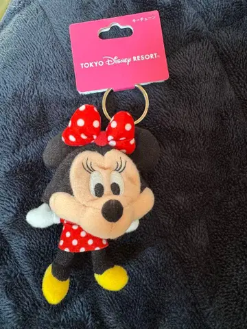 미니 마우스 키링 봉제 인형