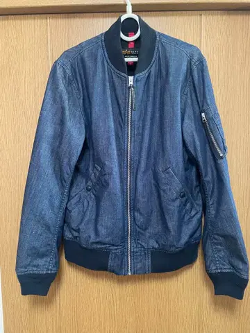 ALPHA INDUSTRIES 데님 MA-1 자켓 M