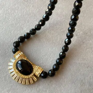 빈티지 앤티크 목걸이 SPHINX 랫핑크 레트로