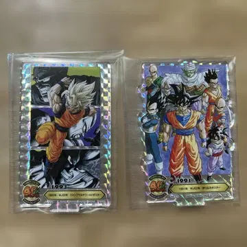 제일복권 드래곤볼 40th F상 홀로 가공 2종 세트