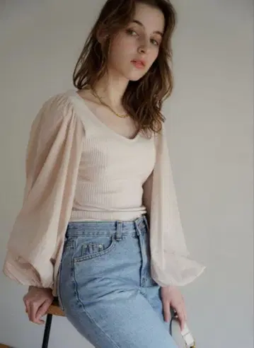 MARQUE 백 오픈 상의