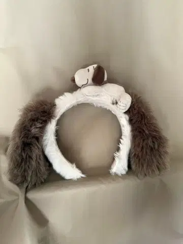 스누피 머리띠 봉제 인형 포함