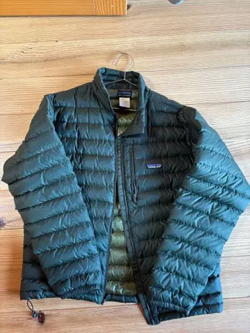 patagonia 다운 자켓 M 다크 그린