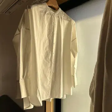 MARW UNITED ARROWS 말 밴드 카라 셔츠 화이트 36