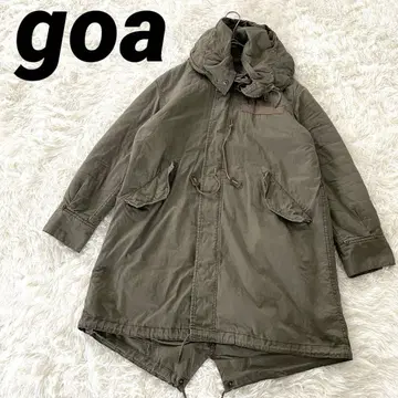 goa 모즈 코트 M65 밀리터리 보아 안감 카키 그린 y2k